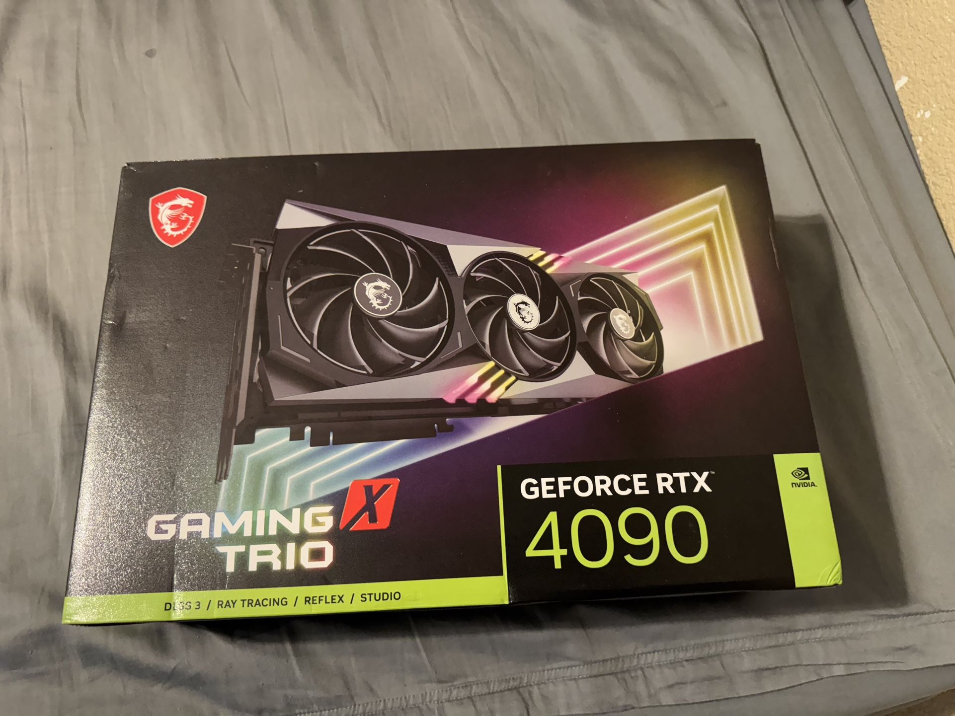 MSI RTX 4090 Gaming X Trio GPU - Mint