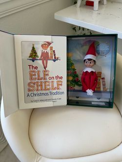 Brand New The Elf on the Shelf: A Christmas Tradition (Box Set with Boy Scout Elf and Book)