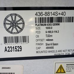 New Platinum 436s Gemini Rims/Wheels 
