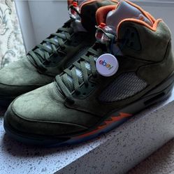 Jordan Retro 5 'Olive' 