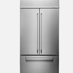 Brand New Built In KitchenAid Stainless Steel 42” Refrigerator 