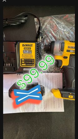 Dewalt Impact Driver 20v Charger Included
