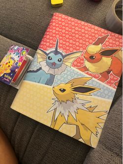 Pokémon card and binders