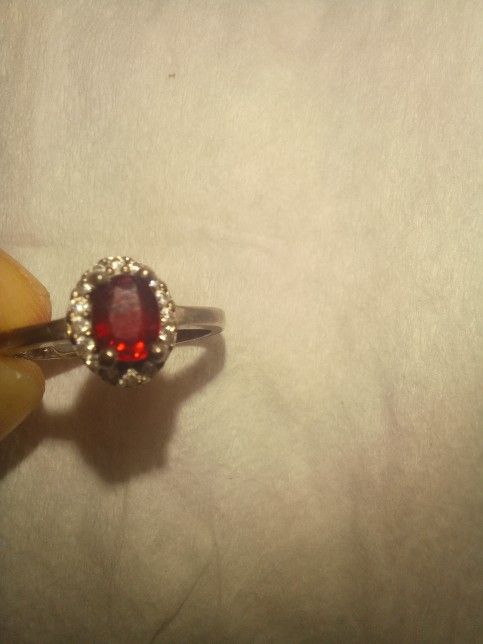 Ruby And Turquoise Ring