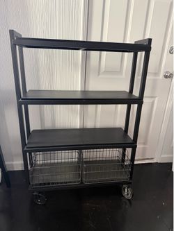 Shelf 4-Tier 33”W x 12”D x 47”H