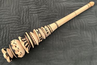 Authentic Artisanal Mexican Molinillo Hot Chocolate Frother (Large "14" 