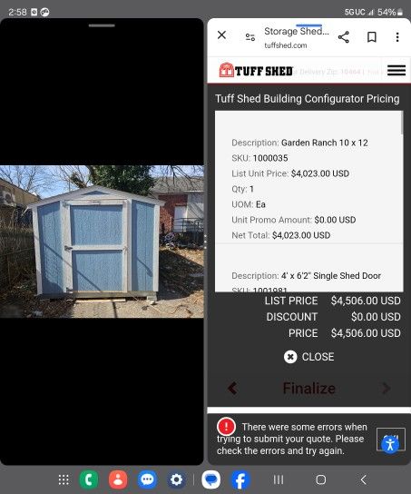 Tuff Shed Garden Ranch 10x12