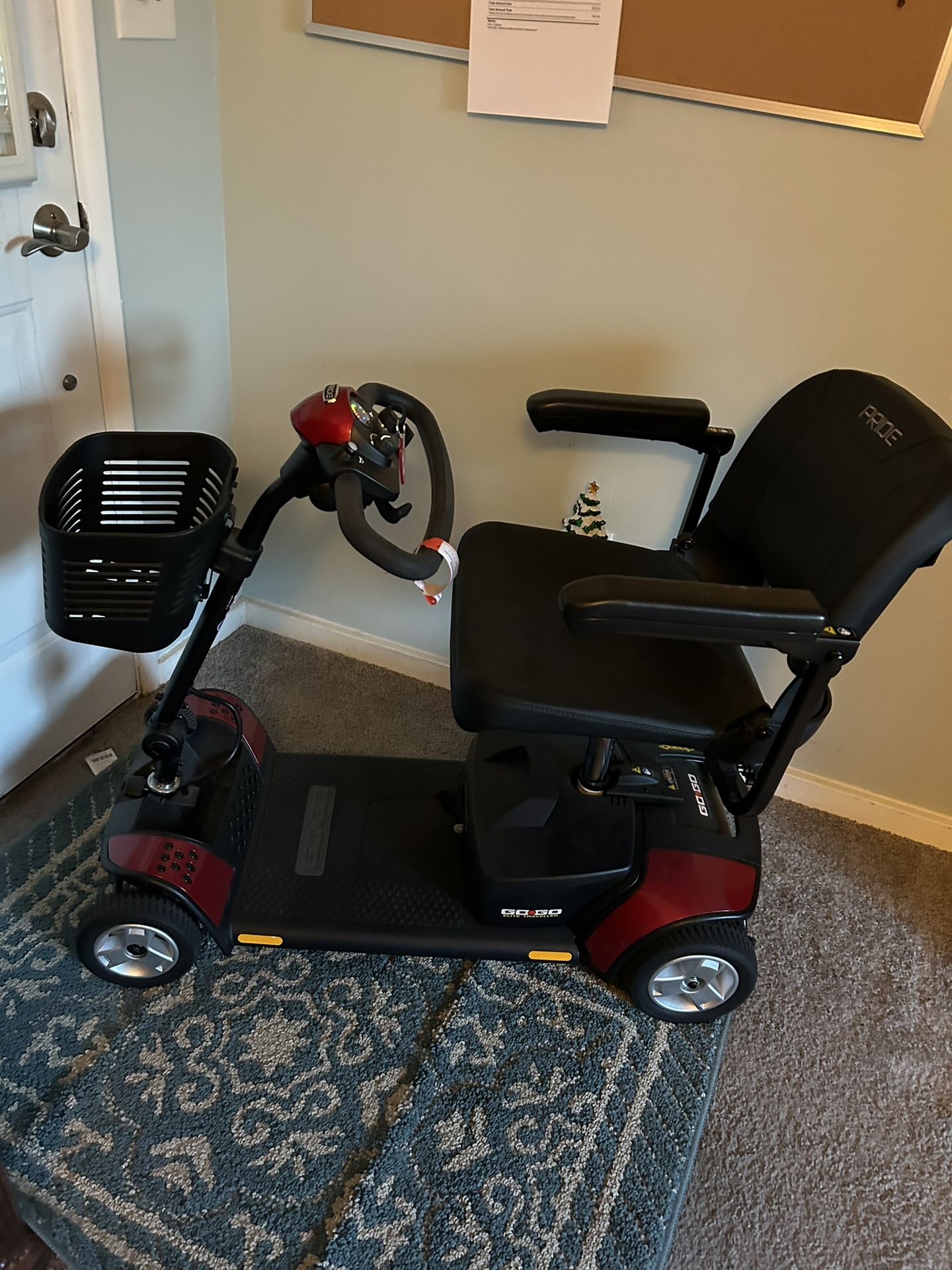 Pride Mobility Scooter Red 