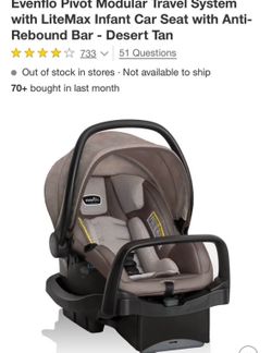Even Flo pivot car seat