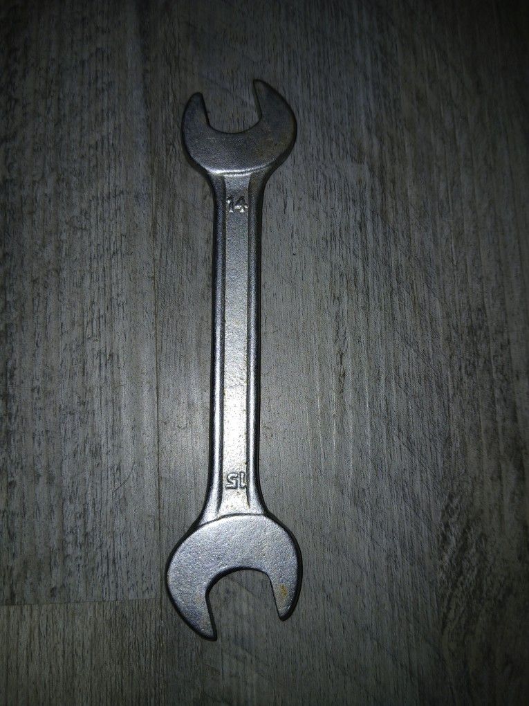 14 mm x 15 mm Super-Thin Open End Wrench