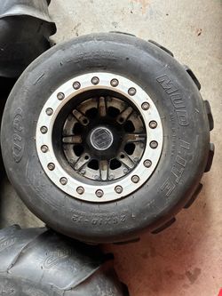 Hiper 12” 3 piece carbon fiber beadlock wheels