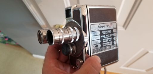 Vintage camcorder in case