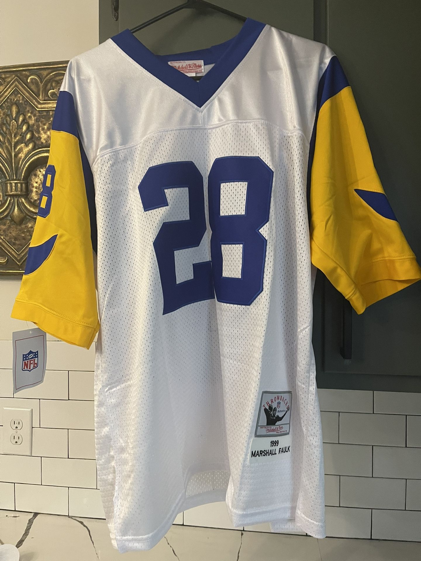 Men’s Vintage Marshall Fault Rams Jersey Size XL.