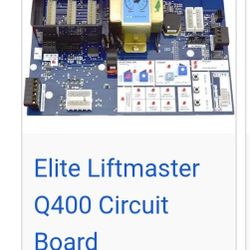 Elite Lifmaster Q400  Circuit Board 