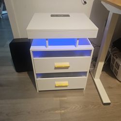 Side Table and Drawers 