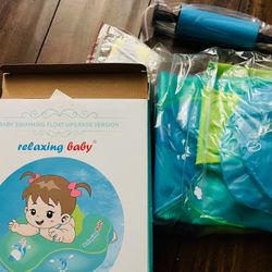 Baby Swimming Float Inflatable for Infants, Learn to Swim Inflatable Trainer, (Includes an air Pump)  From 3 months to 6 years,  New   Only pick up 