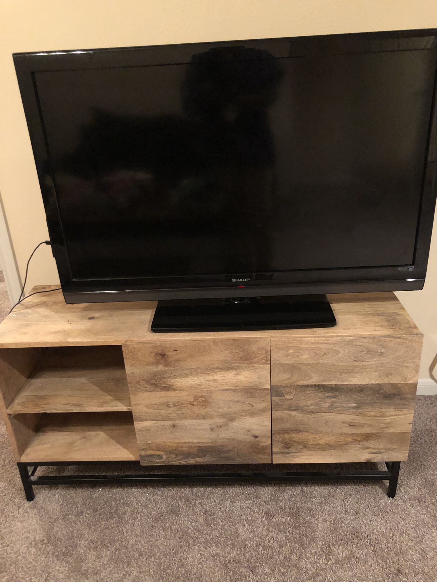 Solid Wood Modern TV Stand or Side Table