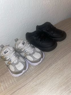 Nike Toddler Shoes Bundle - Black and Silver/Grey (each $20)