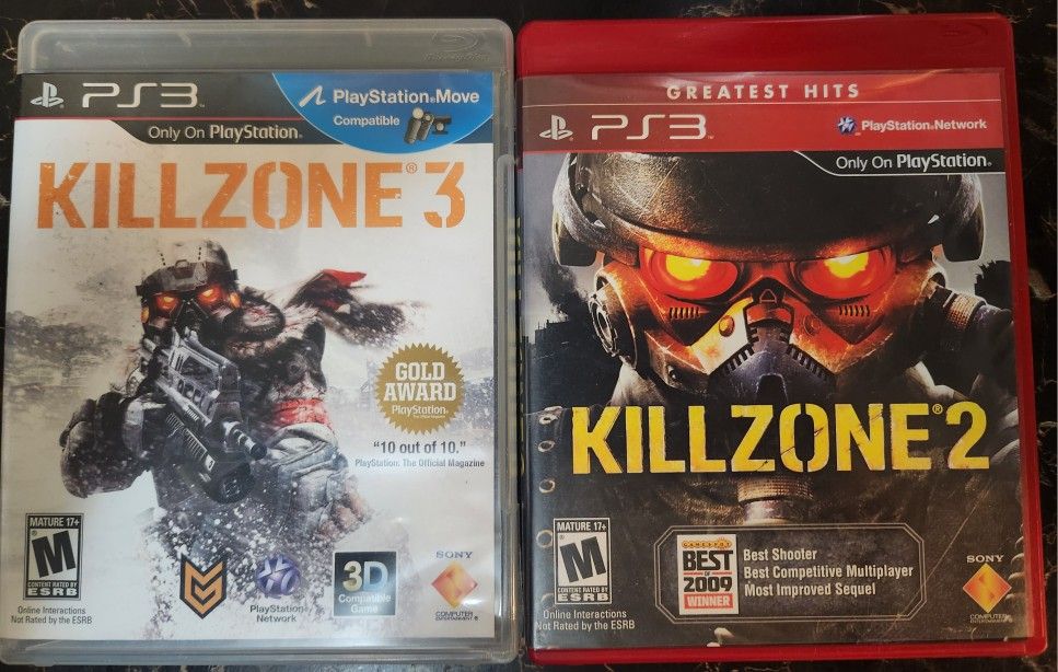 PS3 Killzone 2 & 3