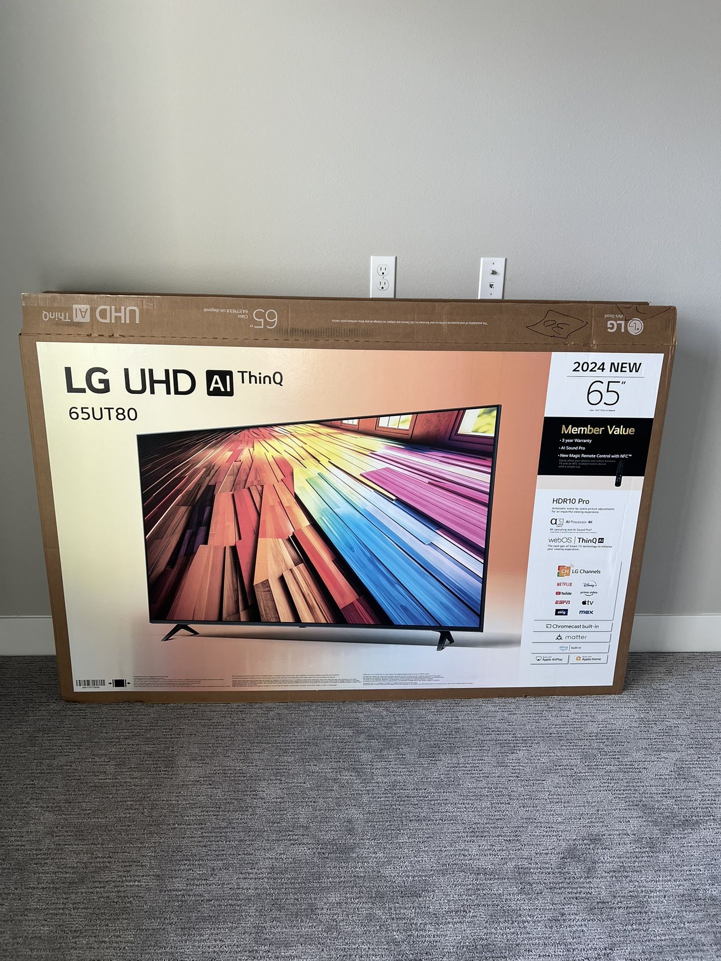 Box only For 65” LG