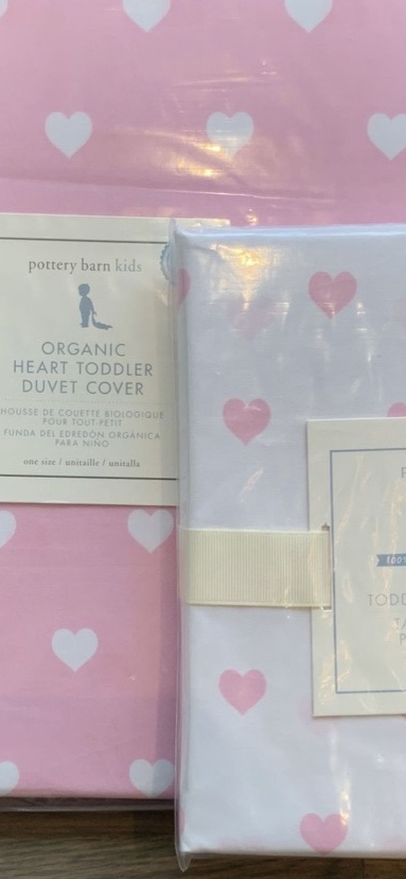 Pottery Barn Toddler Organic Duvet Cover And Pillow Case