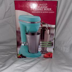 Brentwood Classic Milkshake Maker, 15 oz, Turquoise,SM-1200B 