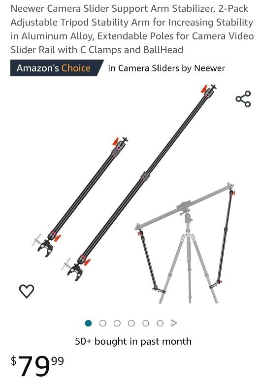 Camera Slider Support Arm Stabilizer