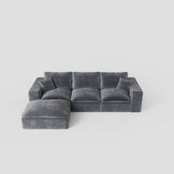 108 Cloud Sectional Couch with L-Shape Chaise, Left-right interchangeable,Modern Modular Sofa with Deep Seat, Upholstered Couches for Living Room Bedr