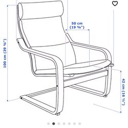 IKEA POÄNG armchair frame without the cushion or cover