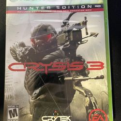 Crysis 3 hunter edition Xbox 360 sealed