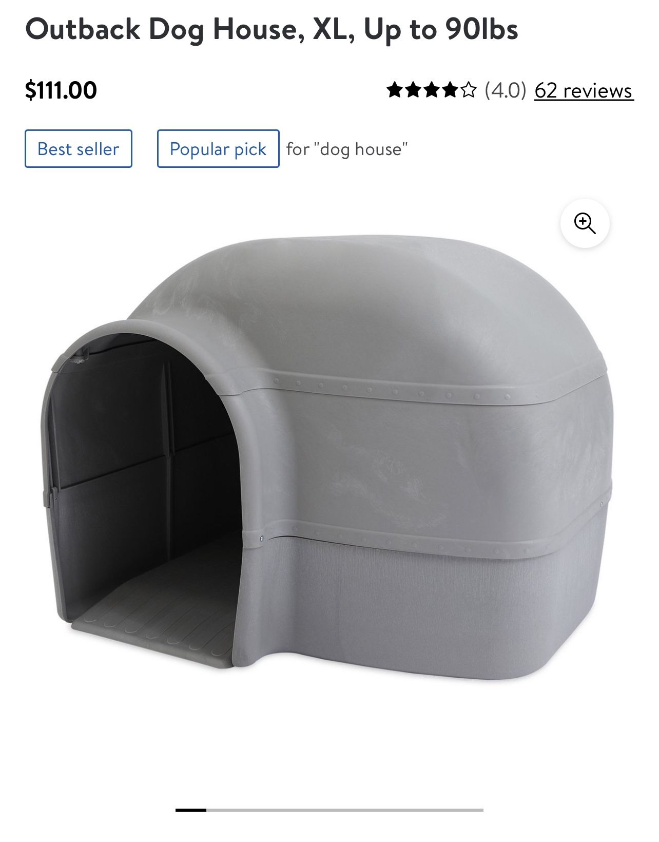Outback XL Dog House - New 