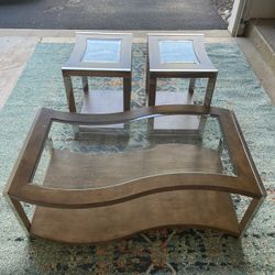 Coffee Table and End Tables Set - Raymour & Flanigan