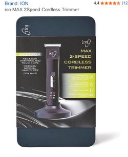 ion MAX 2Speed Cordless Trimmer