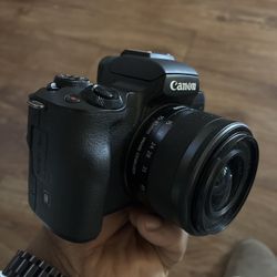 Canon EOS M50 + 15–45mm Lens – Great Condition – $600 OBO