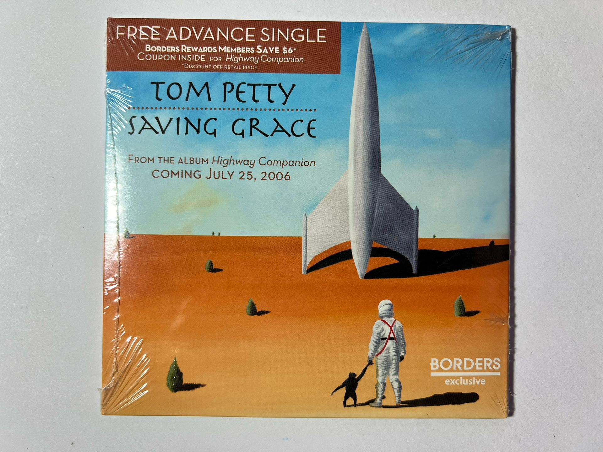 TOM PETTY Saving Grace (2006) CD SINGLE NEW SEALED Borders Promo RARE