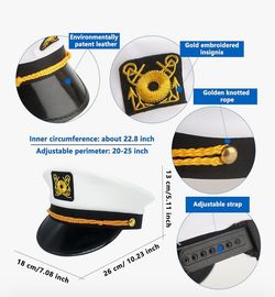 14 Sailing Hats, Yacht Rock, Captain, Sailor  Hats For Party Or Wedding