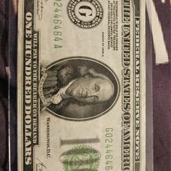 $100 Lime Green Seal