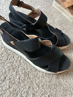 Dr Scholl's Black Sandals Womens Size 8