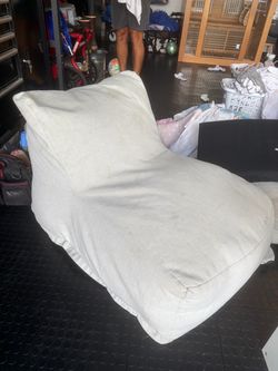 2 -grey upholstered floor chairs!