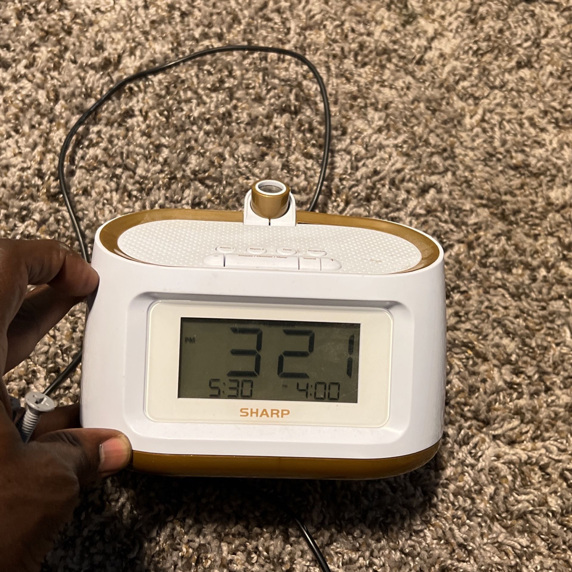 Projector Alarm Clock