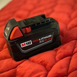 Milwaukee M18 REDLITHIUM XC5.0 Extended Capacity Li-Ion Batteryt