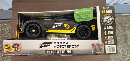 New Bright 1:16 Scale Remote Control Forza Motorsport Chevrolet Corvette ZR1 (Model: 942U-1).