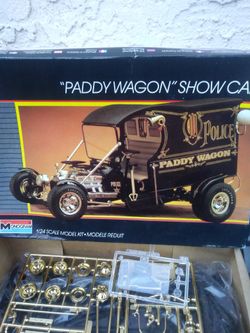 1986 Monogram Paddy Wagon 1/24 Scale Model Kit