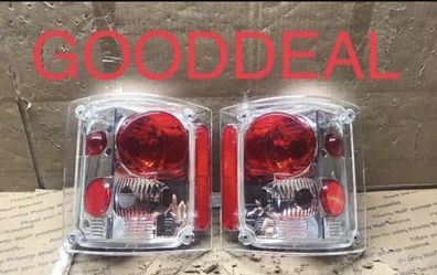 #OT17 73-1986 Chevrolet Chevy C/K 10/20/30 73-1991 Chevy Blazer Chrome Taillights Tail Light Pair Set