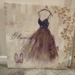 Purple dress Artwork 