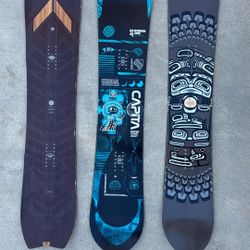 Arbor, Capita, DC Snowboards