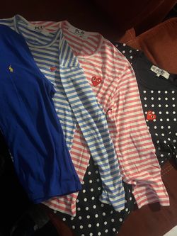 4 designer shirts  size L/M