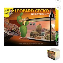 Leopard Gecko Reptile Starter Kit New In BOX 
