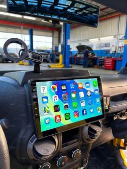 10" Android 15 Carplay Radio Stereo For 2007-2017 Jeep Wrangler JK GPS 