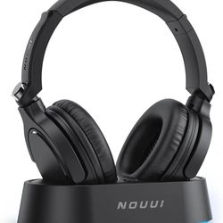 Wireless Headphones for TV Watching, TV Headphones Wireless for Seniors with Multi-Function Transmitter Charging Base, 65hrs Worktime Bluetooth Headse